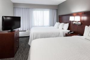 Postel nebo postele na pokoji v ubytování Courtyard by Marriott Waco
