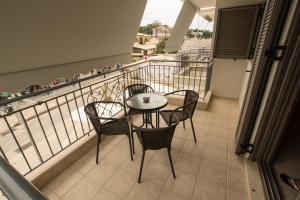 Balkón nebo terasa v ubytování Baia Blu Apartments