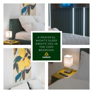 Voodi või voodid majutusasutuse Lemon3 - CityNest mit Balkon & Workspace - Nähe Bahnhof toas