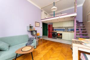Kuchyňa alebo kuchynka v ubytovaní Vistula Bliss Apartment with Mezzanine
