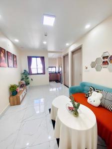 Posezení v ubytování Home couple