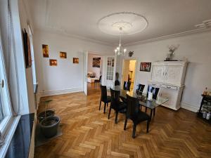 Kuchyň nebo kuchyňský kout v ubytování Maison de Maitre à Koenigshoffen