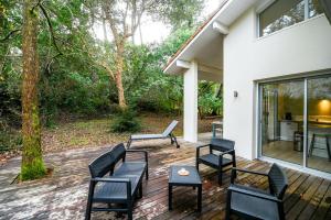 Κήπος έξω από το Villa HOUX & IVY 3 chambres proche Lac Marin rive est -Wifi #0384