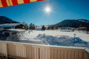 Widok na góry z tego domu wakacyjnego