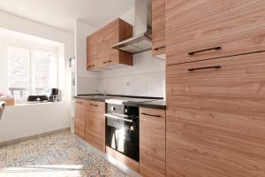 Nhà bếp/bếp nhỏ tại La Caulnaise - Maison climatisée avec terrasse