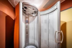 Koupelna v ubytování Omnia Hotel Relax & Wellness