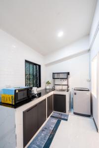 Η κουζίνα ή μικρή κουζίνα στο Mante House