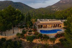 Nespecifikovaný výhled na hory nebo výhled na hory při pohledu z bed and breakfast