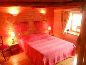 Postel nebo postele na pokoji v ubytování Chambre D'hôtes Myrtille