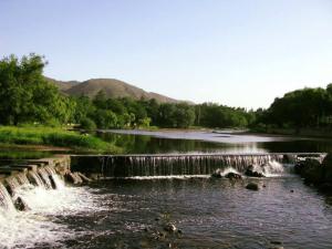 Příroda nedaleko luxury tent