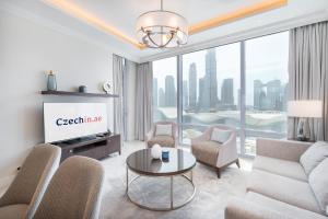 Fotografie z fotogalerie ubytování Elegant 1BR with Burj Khalifa views v Dubaji