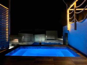 Bazén v ubytování Vista al mar, Mini alberca y roof garden PRIVADO! nebo v jeho okolí