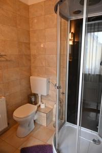 Koupelna v ubytování Pension Haus Nova