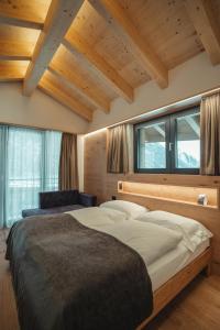 Hotel Porta Cervino客房内的一张或多张床位
