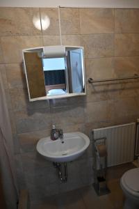 Koupelna v ubytování Pension Haus Nova