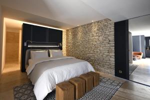 Postel nebo postele na pokoji v ubytování La Suite Gordes + 37 fotografií