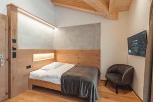 Hotel Porta Cervino客房内的一张或多张床位