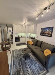 Posedenie v ubytovaní Vintage Kącik Apartment