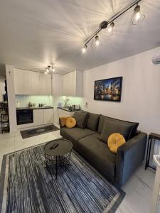 Posedenie v ubytovaní Vintage Kącik Apartment