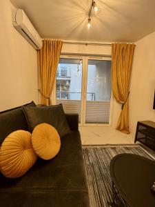 Posedenie v ubytovaní Vintage Kącik Apartment