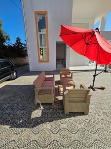 Posezení v ubytování Dartoumana Ogla Zarzis Bient Elrais