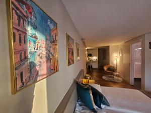 Apart-Hôtel Pont-de-Thielle客房内的一张或多张床位