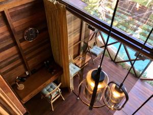 an overhead view of a room with a clock at Lagoon Bungalows Bali in Nusa Dua +96 photos