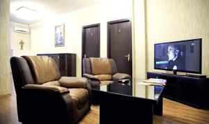 Posezení v ubytování Rondo Hotel