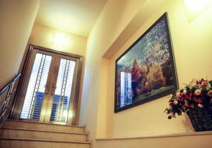 TV a/nebo společenská místnost v ubytování Rondo Hotel