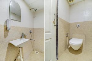 Koupelna v ubytování Hotel O Address Inn