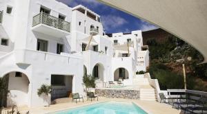 Bazén v ubytování Pylaia Boutique Hotel & Spa nebo v jeho okolí