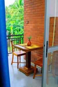 En balkon eller terrasse på TAffy REsort