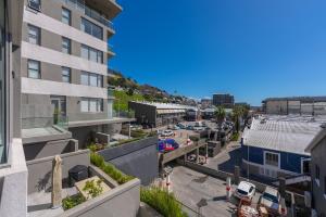 an overhead view of a city street with buildings at Quarter 411 in Cape Town