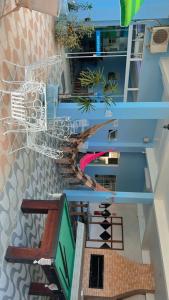 an overhead view of a staircase in a building at Pousada Bella Praia in Torres