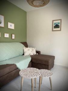 Posezení v ubytování Aloe