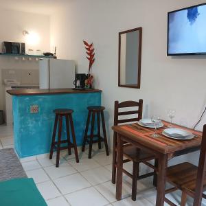 Kuchyň nebo kuchyňský kout v ubytování Studio8 Centro Paraty