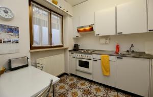 Kuchyň nebo kuchyňský kout v ubytování Ferienwohnung D22