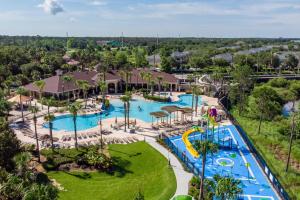 an aerial view of a pool at a resort at One in a Minion #102 in Orlando