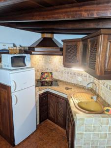 A kitchen or kitchenette at Masca - Casa Rural Morrocatana - Tenerife ONLY ADULTS