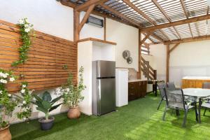 Η κουζίνα ή μικρή κουζίνα στο צימר לה מונטנייה