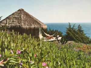 オルコンにあるClub El Teboの海の前のハンモック付き小屋