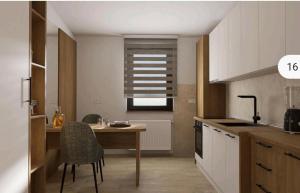 Η κουζίνα ή μικρή κουζίνα στο Apartman KRUPS Bjelašnica