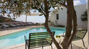 Bazén v ubytování Pylaia Boutique Hotel & Spa nebo v jeho okolí