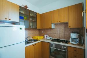 Kuchyňa alebo kuchynka v ubytovaní Apartments Lovre