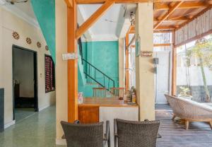 Balkón nebo terasa v ubytování Gili White Bamboo