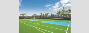 a rendering of a tennis court with a basketball hoop at Modern 5BR TwnHome w Private Pool Near Disney 358 in Kissimmee