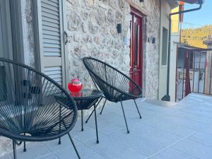 Balkón nebo terasa v ubytování Pavliani Apartments