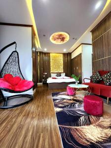 Posezení v ubytování HA Hotel & Apartment
