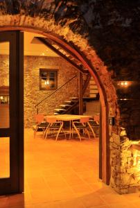 Patio nebo venkovní prostory v ubytování Breuer's Rüdesheimer Schloss