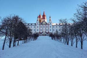 Hotel Leonard v zimě